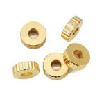 30pcs/lot 6mm Stainless Steel Texture Flat Beads Spacer Beads for Bracelets Necklace DIY Jewelry Making Round Charm Accessories - AliExpress 36