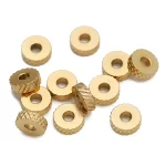 30pcs/lot 6mm Stainless Steel Texture Flat Beads Spacer Beads for Bracelets Necklace DIY Jewelry Making Round Charm Accessories - AliExpress 36